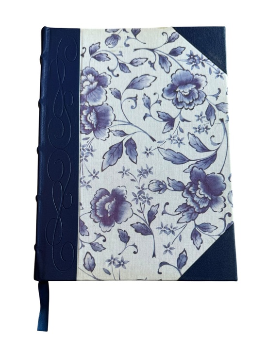 Other - Blue Floral Hardcover Journal